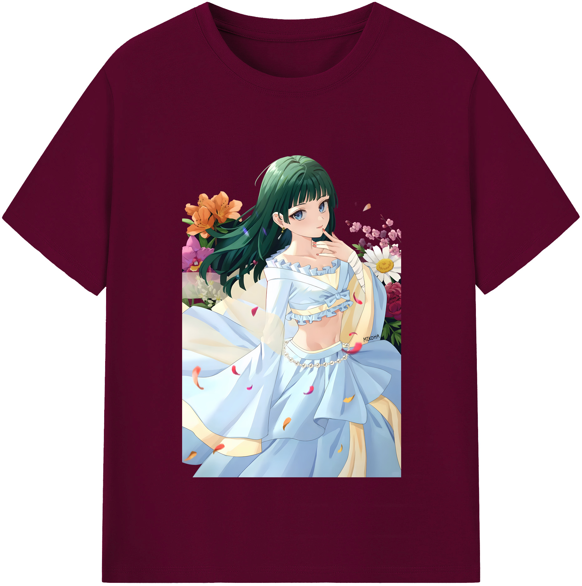 （画像用） 薬屋のひとりごと The Apothecary Diaries レディースカジュアルプリントTシャツ（綿100％）